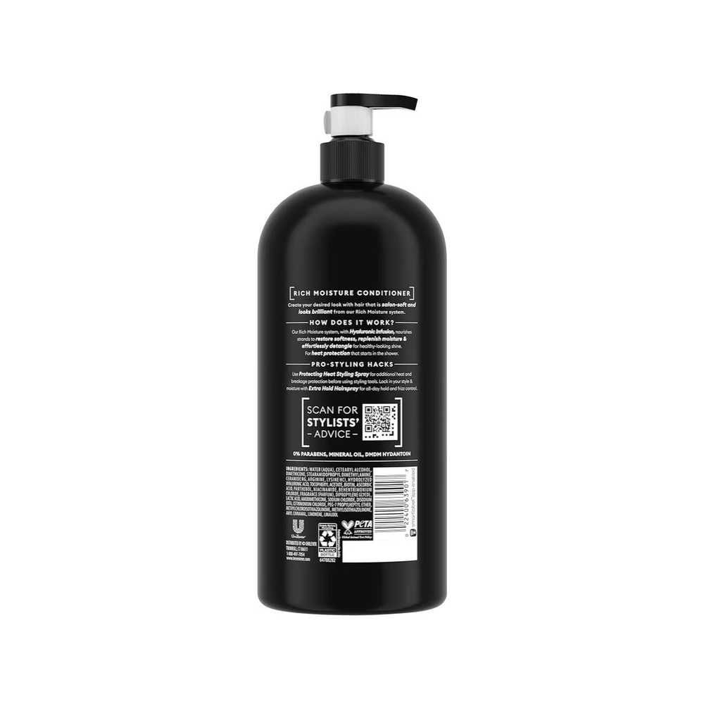 TRESemme Conditioner Moisture Rich Heat Protection 39 fl oz (1.15 l) PACK OF 2 - Picture 4 of 5